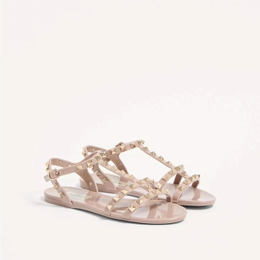 Valentino Blush Studded Sandal - Picture 6 of 8